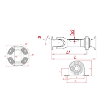 FS.01655.50.02 Вал карданный (1837 мм.)